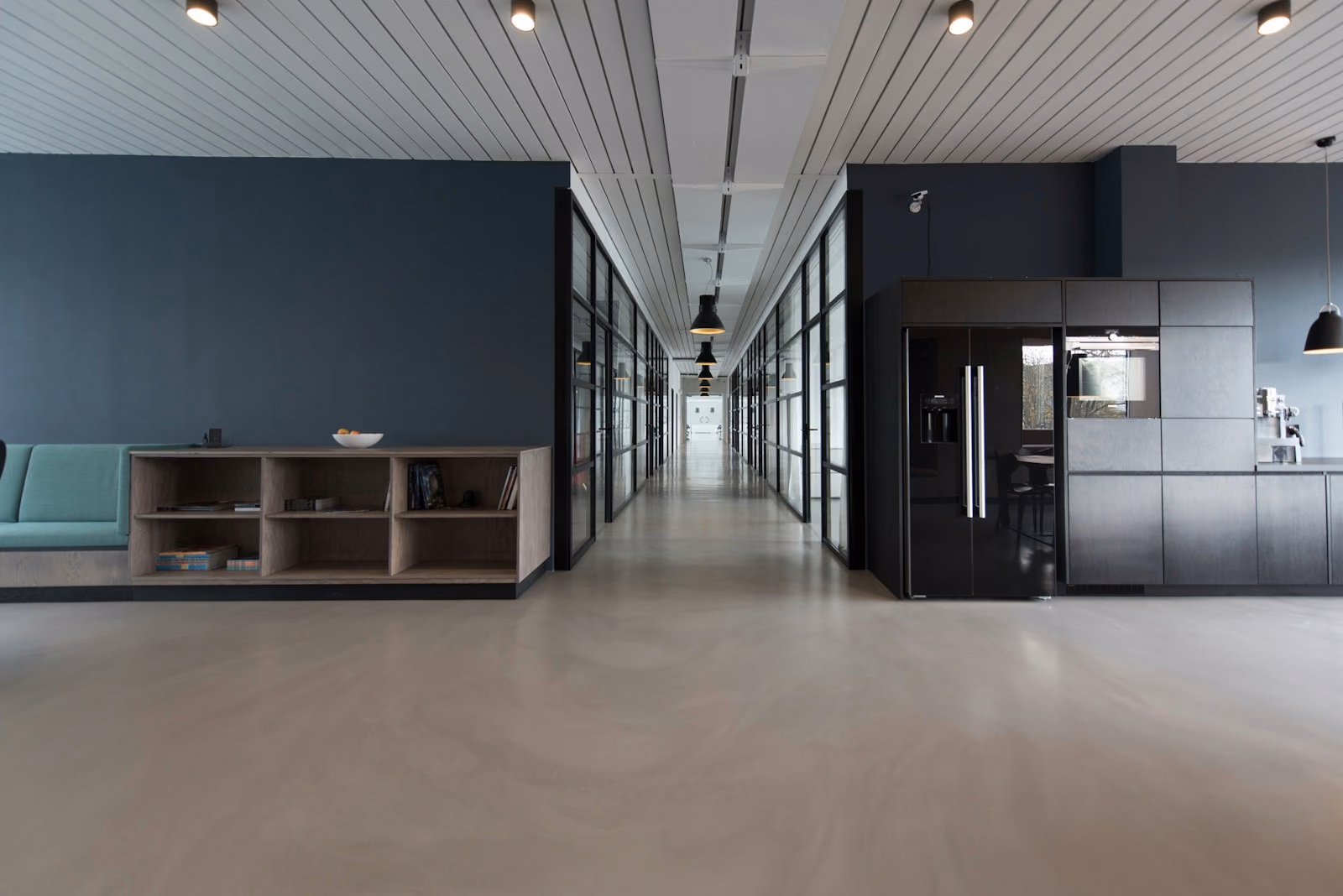 Small business office workspace